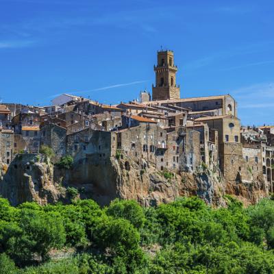 Ancient Village Of Pitigliano Near Grosseto Also Known As Little Jerusalem