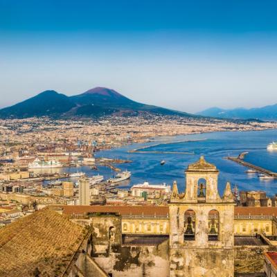 Scenic Picture Postcard View Of The City Of Napoli Naples W