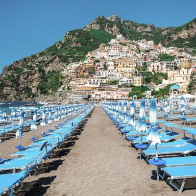 Widok Na Wybrzeze Morza Tyrrenskiego W Positano We Wloszech1