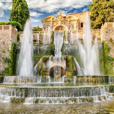 The Fountain Of Neptune Villa D Este Tivoli Italy1